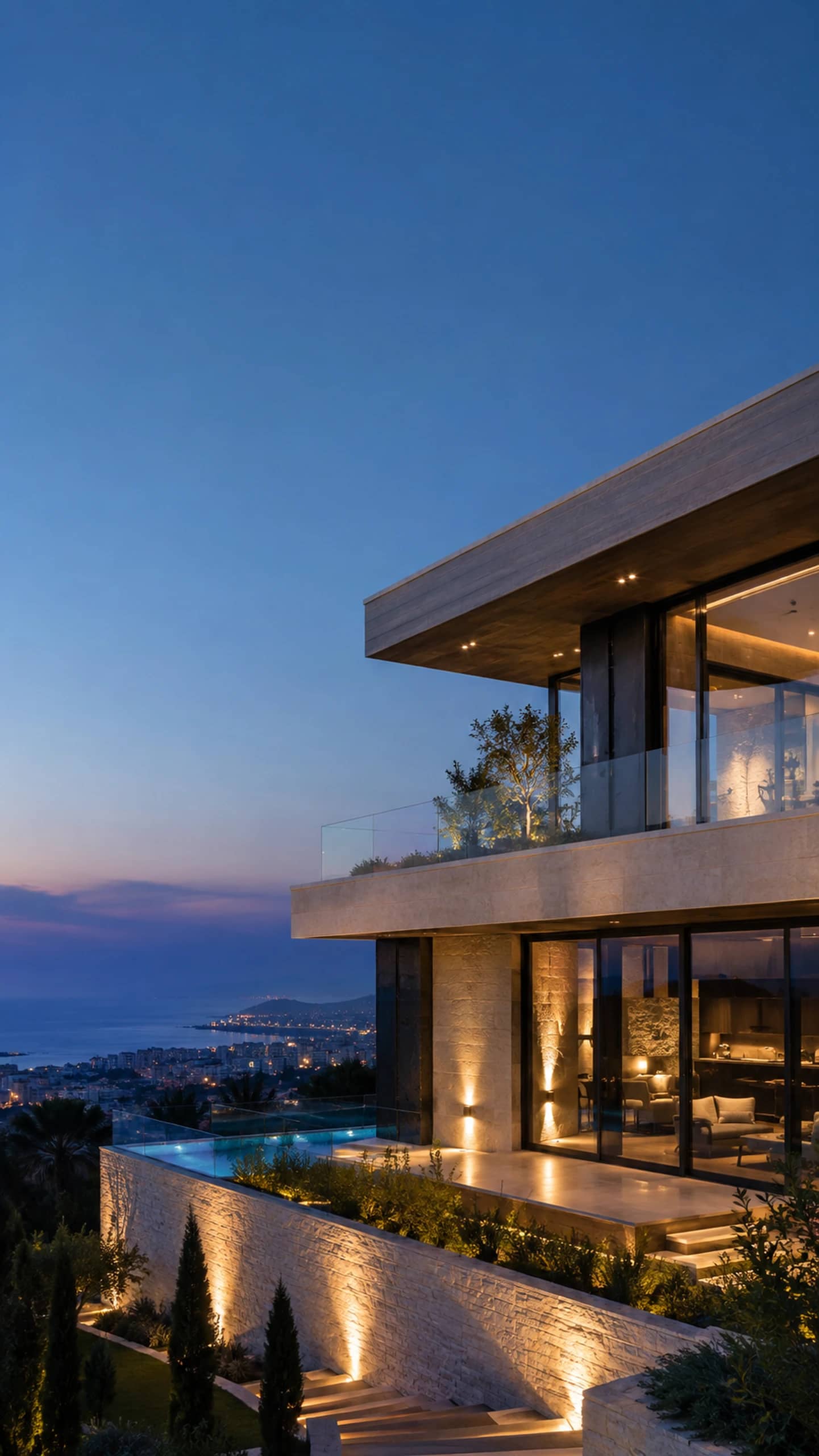 Mersin kıyısında Holding Real Estate tarafından temsil edilen seçkin konut mimarisi